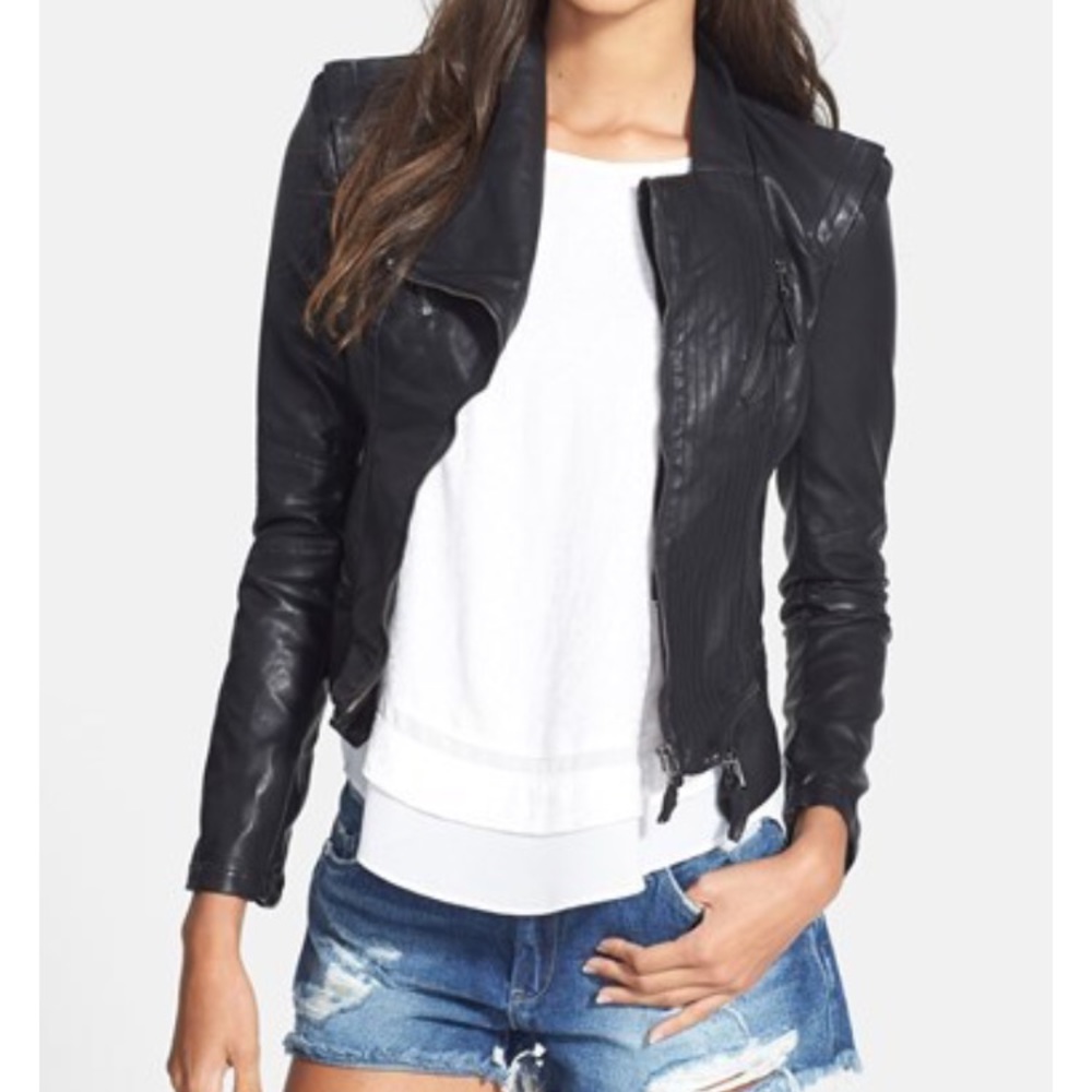 Blank NYC Faux leather jacket